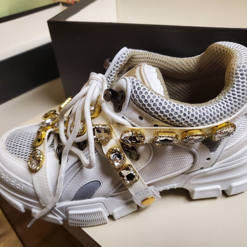 Gucci Chrystal shoes women's size 8
